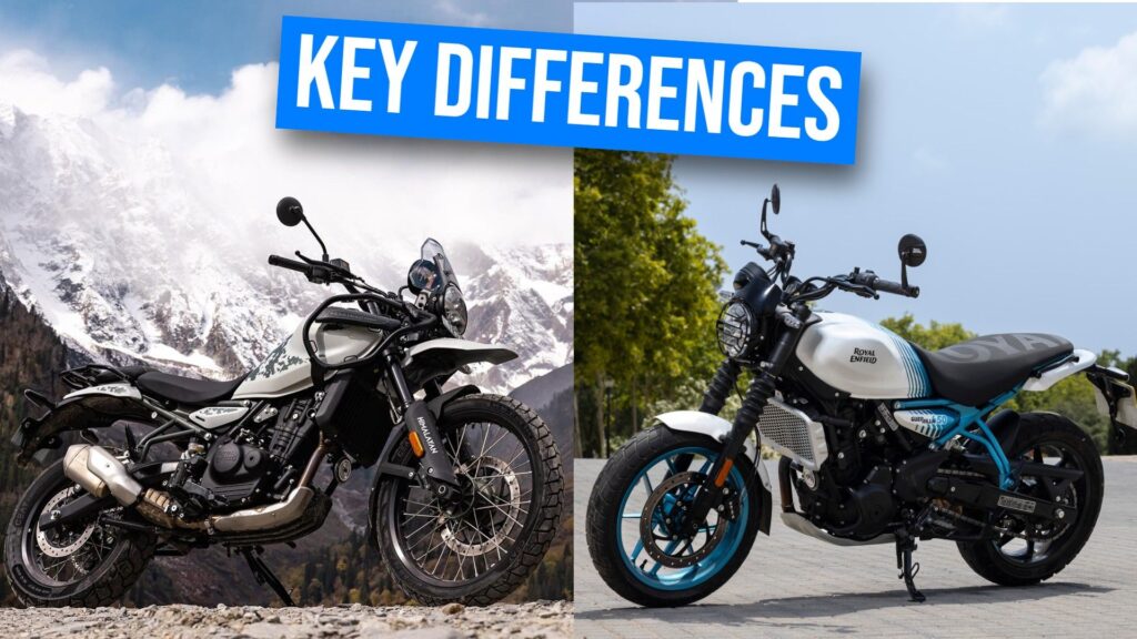 New Royal Enfield Guerrilla 450 And Himalayan 450: Key Differences