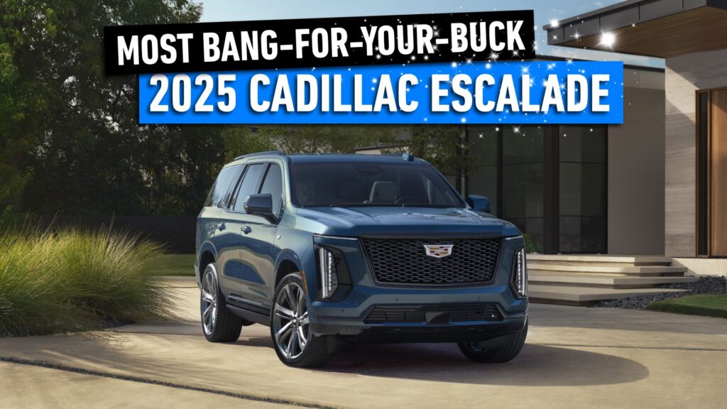 The Most Bang-For-Your-Buck 2025 Cadillac Escalade Trim