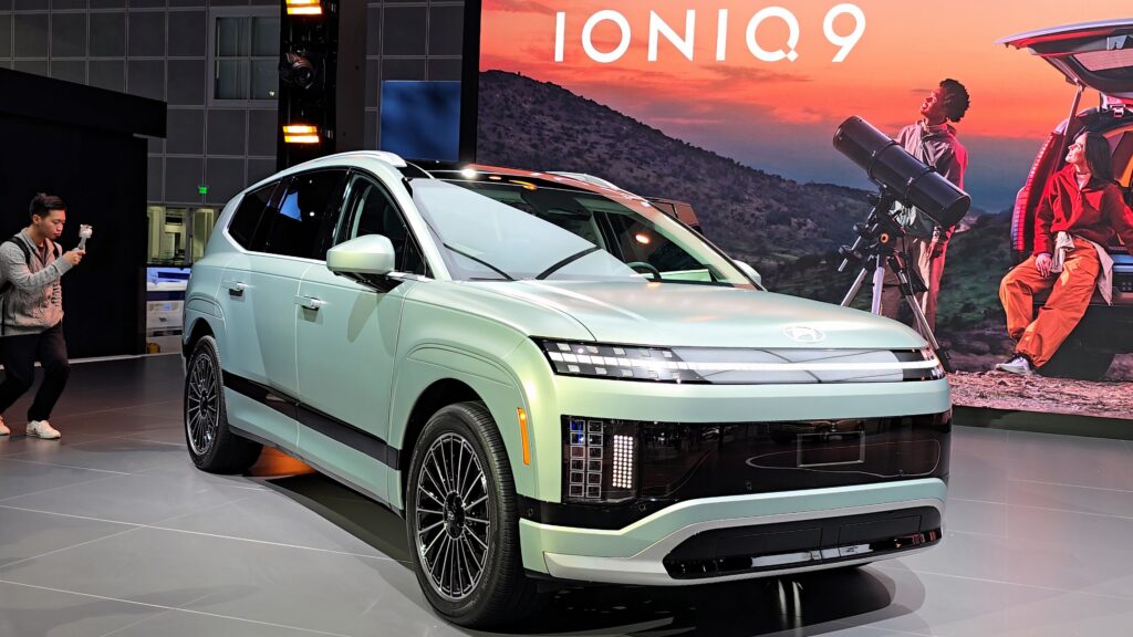 The 2025 Hyundai IONIQ 9 SUV Debuts At The LAAS