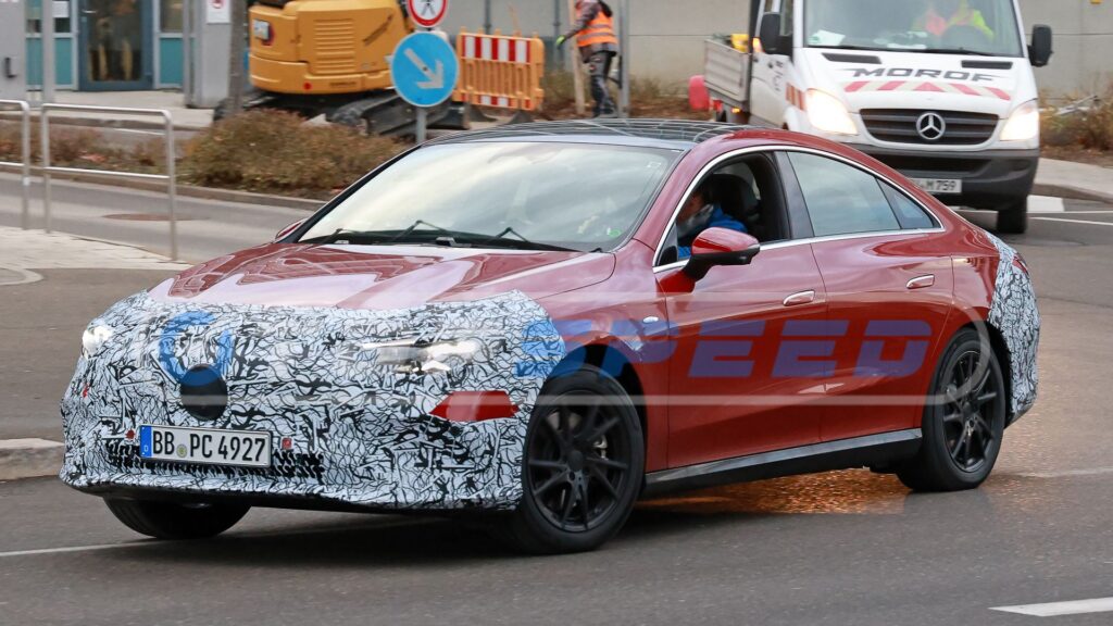 These Mercedes-Benz CLA EV Spy Shots Show More Skin Than Ever