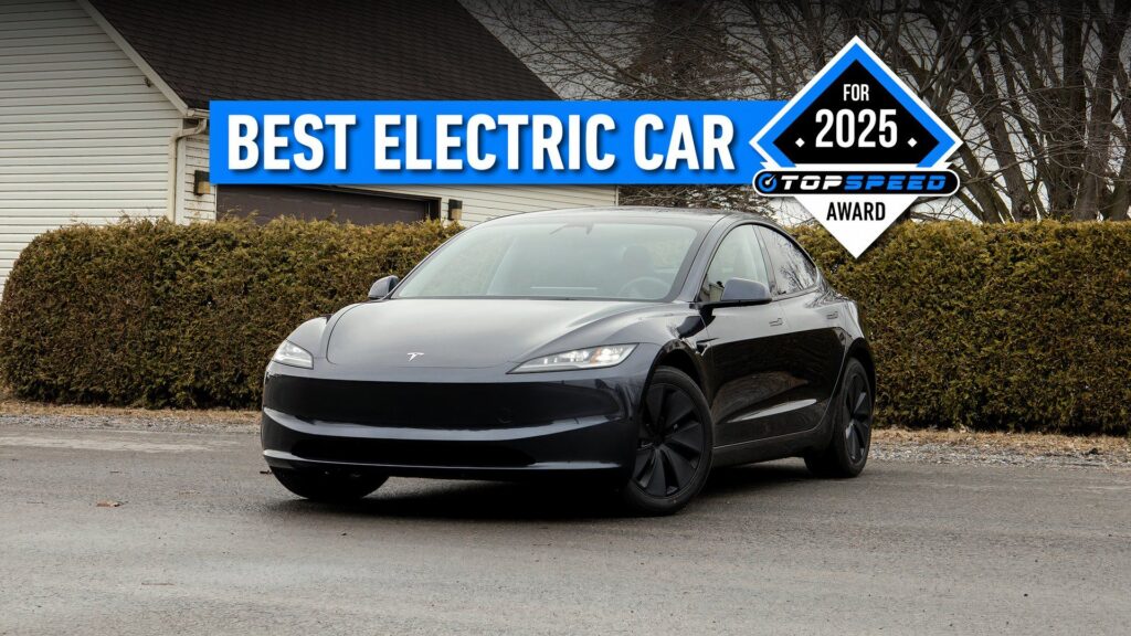 TopSpeed’s Best Electric Car Of The Year Is The Tesla Model 3