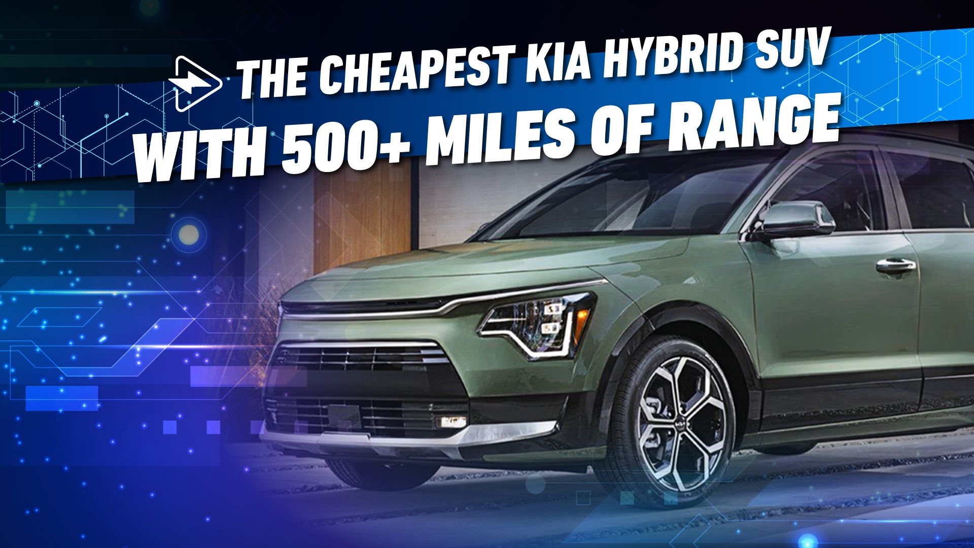 The Cheapest Kia Hybrid SUV Offering More Than 500 Miles Of Range Today