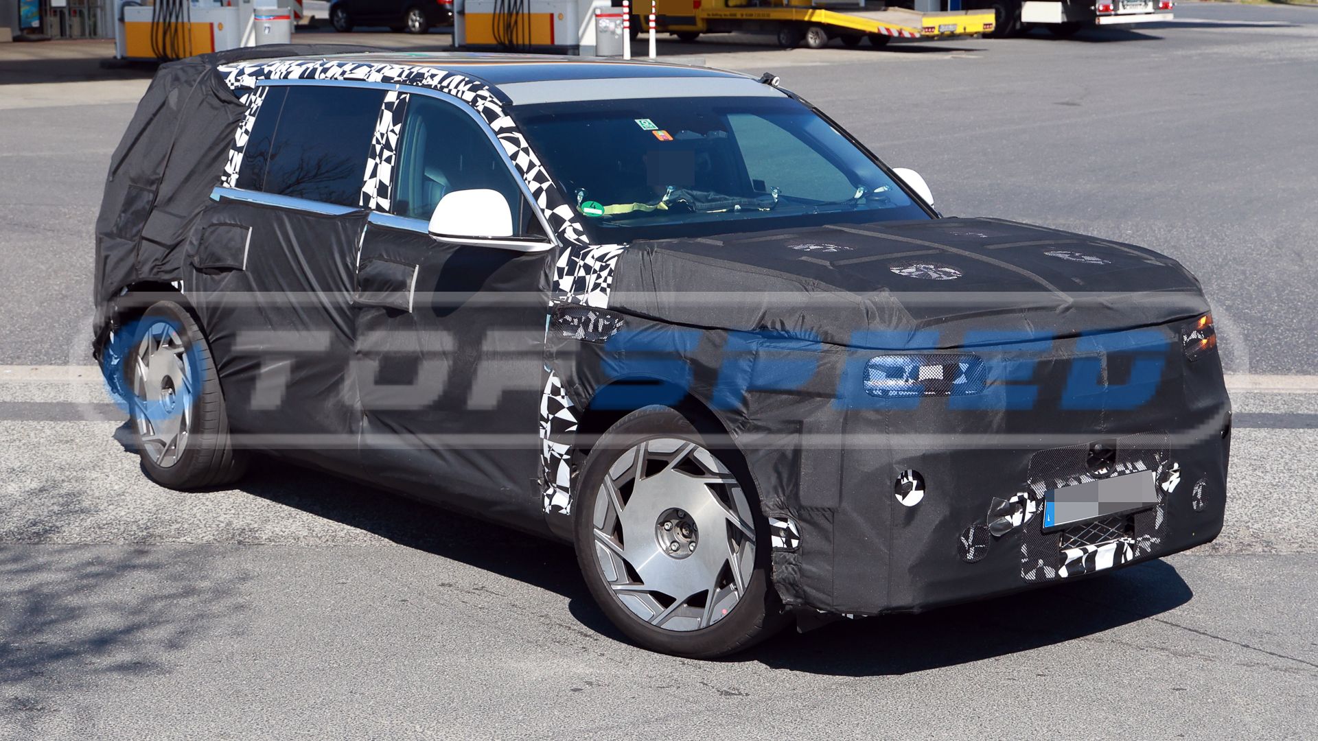 Genesis GV90 Electrical SUV Spied Nearer To Manufacturing