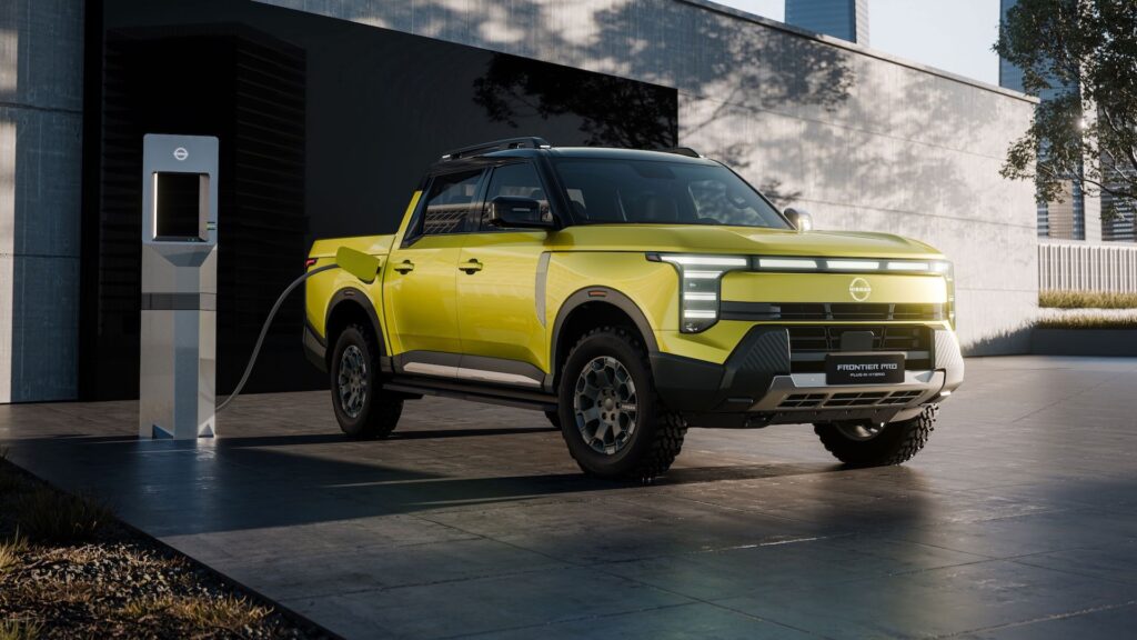 Nissan Unveiled a Frontier PHEV And A Horny N7 Electrical Sedan