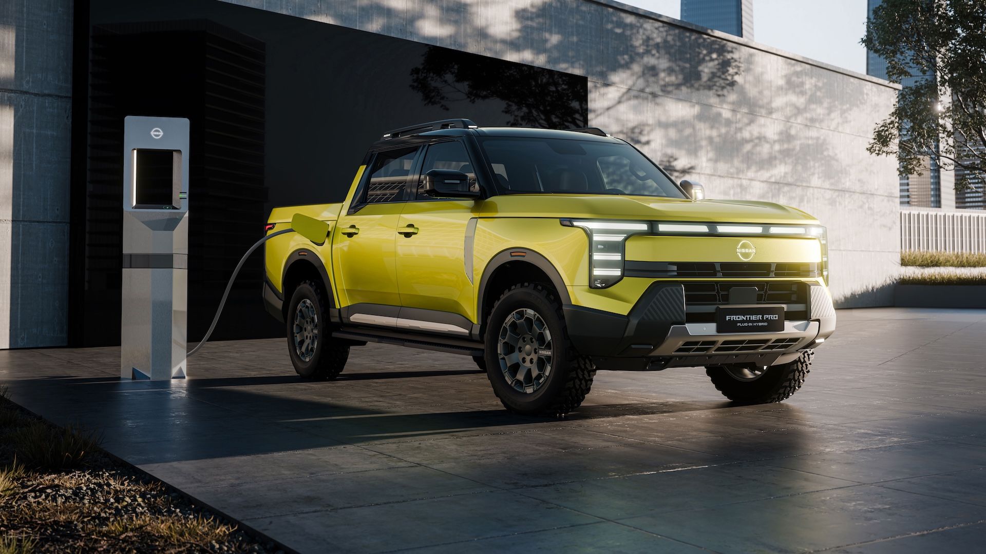 Nissan Unveiled a Frontier PHEV And A Horny N7 Electrical Sedan